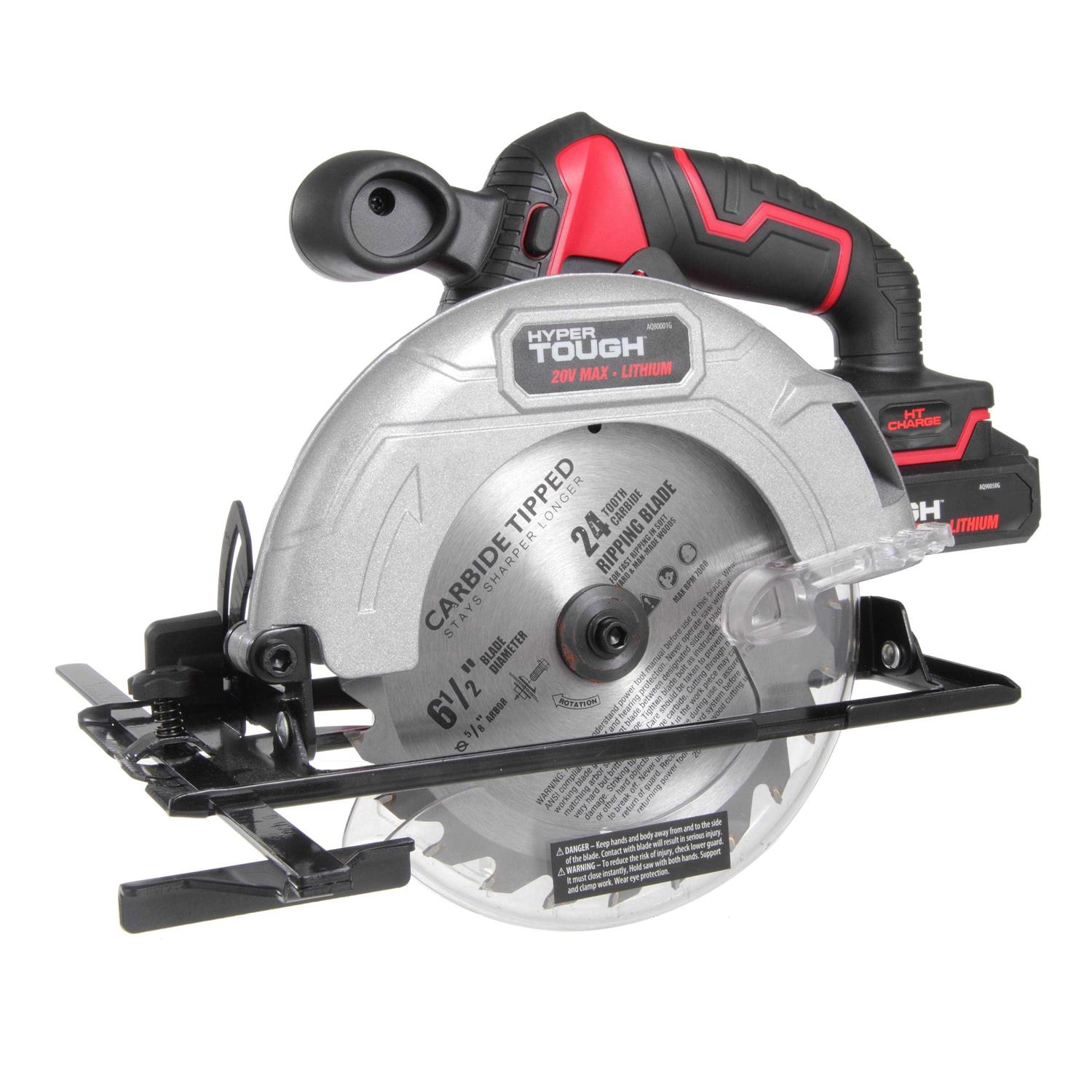 Hyper Tough 20V Lithium-Ion 6-1/2 inch Circular Saw