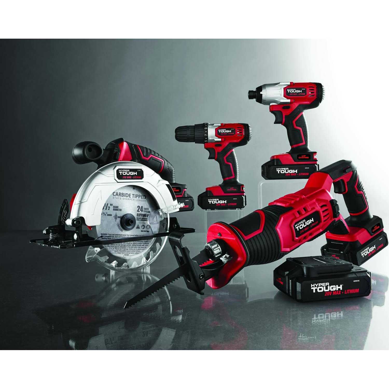 Hyper Tough 20V Lithium-Ion 6-1/2 inch Circular Saw - Image 4