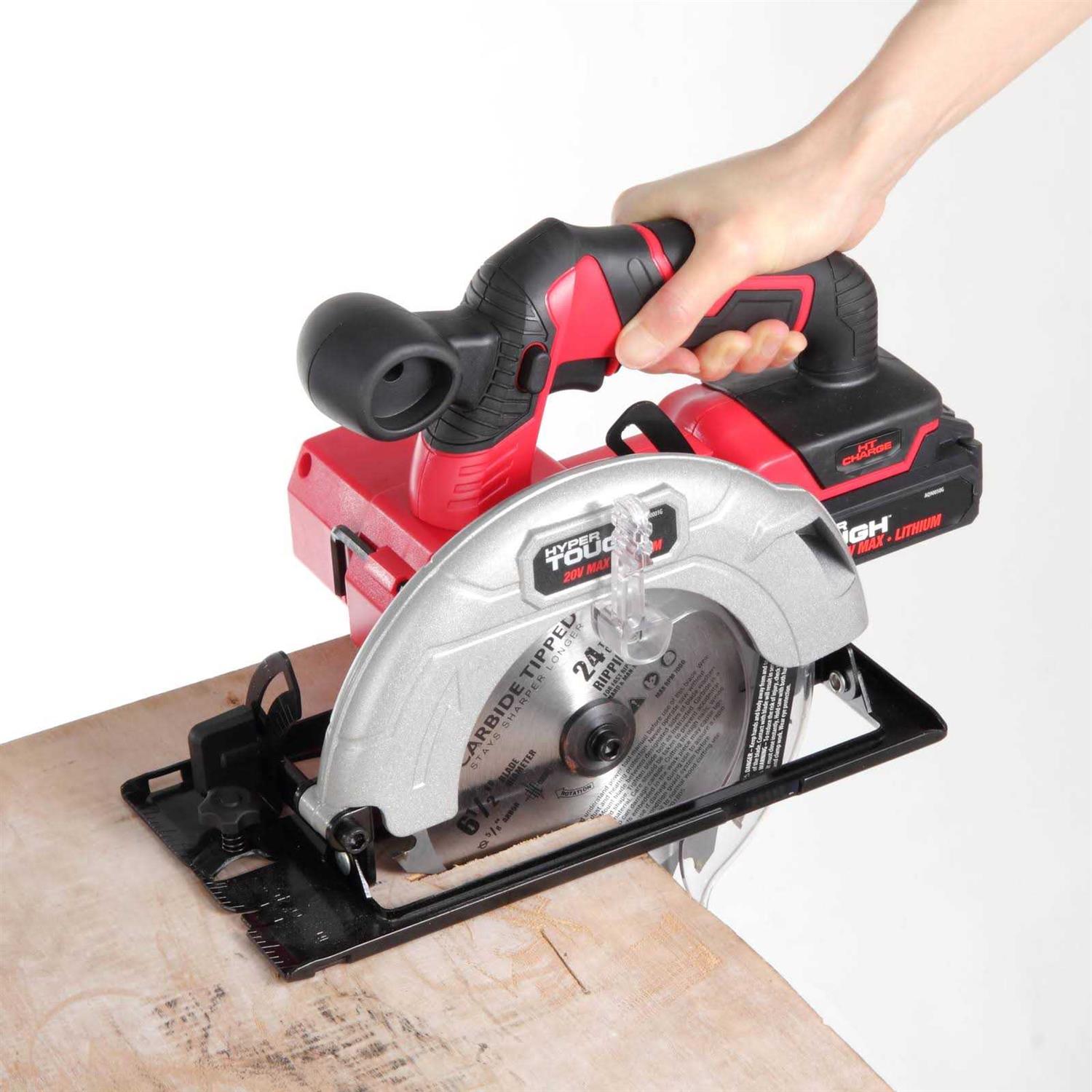 Hyper Tough 20V Lithium-Ion 6-1/2 inch Circular Saw - Image 5