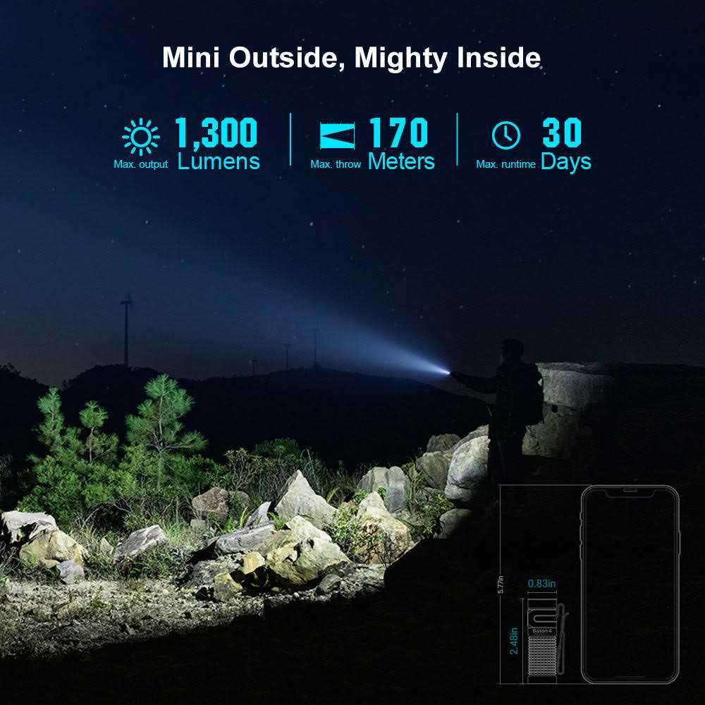Olight Baton 4 Premium Edition Flashlight 1300L - Image 5