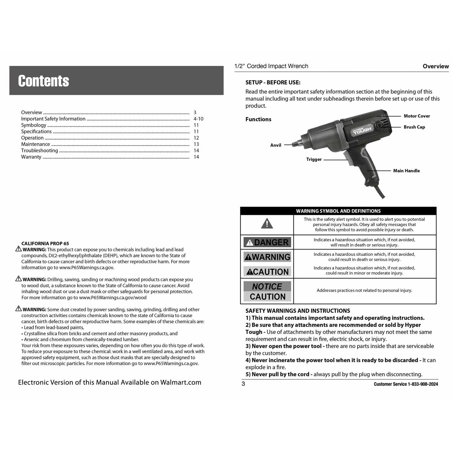 Hyper Tough 7.5a Impact Wrench - Image 3
