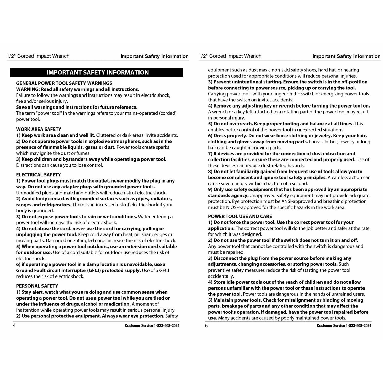 Hyper Tough 7.5a Impact Wrench - Image 5