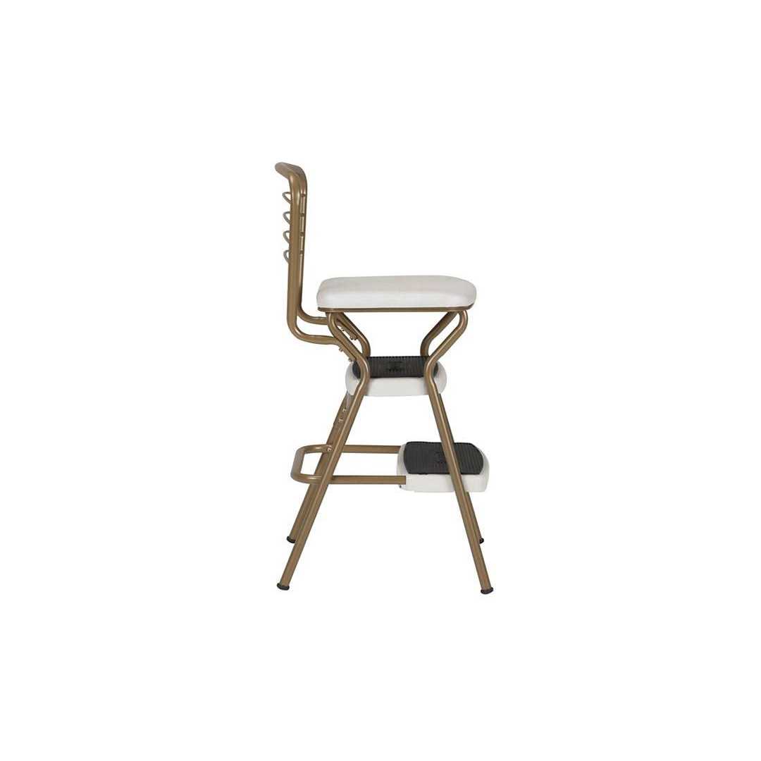 Cosco Stylaire Retro Chair + Step Stool with Flip-Up Seat - Image 3