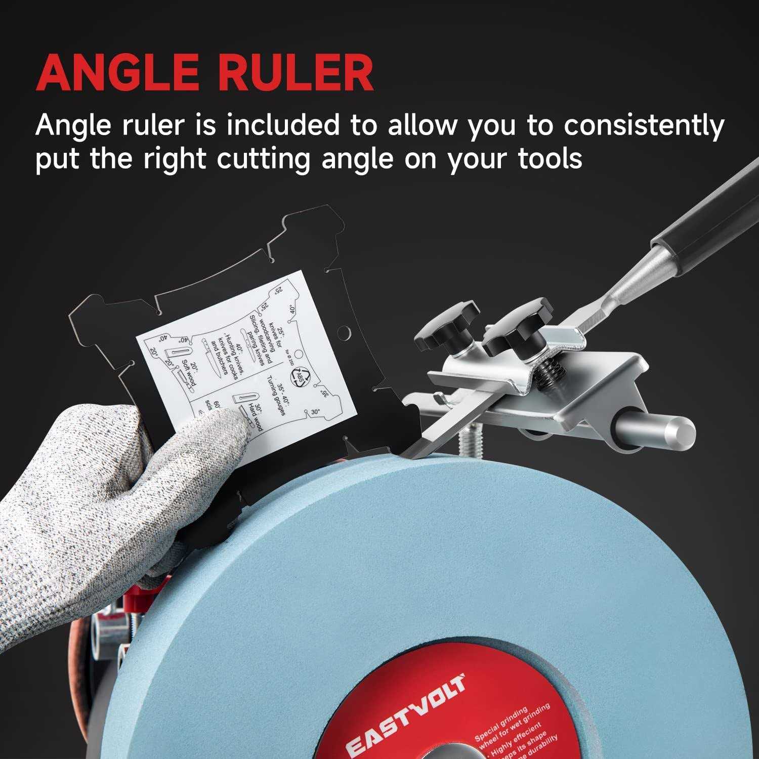 Eastvolt 10 Inch Variable-Speed Wet Sharpener, 90-150RPM Variable Speed Wet Grinding Machine for Household Knives and Woodworking Tools - Image 3