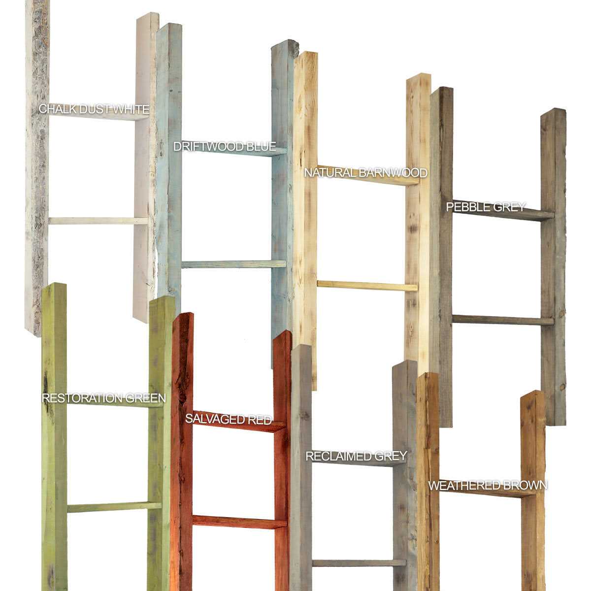 Ekena Millwork 15 inchw x inchh x 3 1/2 inchd Vintage Farmhouse Rung Ladder - Image 2