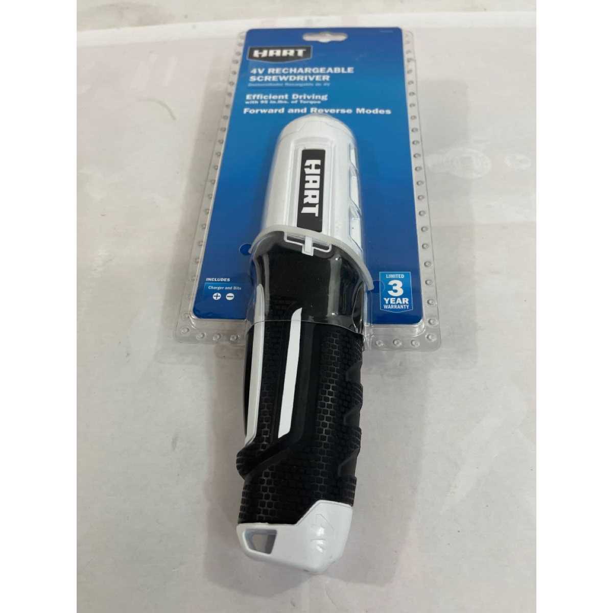 Hart 4-Volt Rechargeable Screwdriver with Philips & Slotted Bit - Image 4