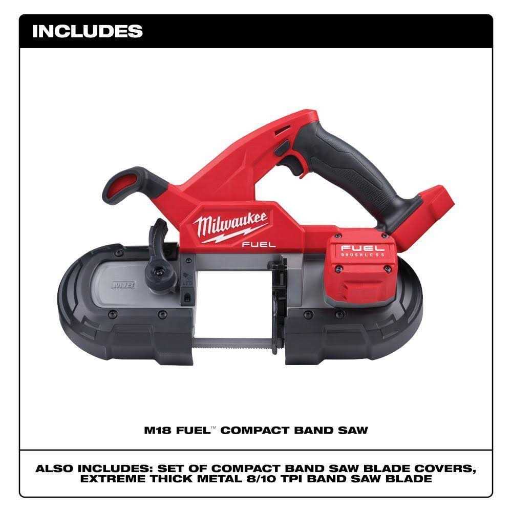 Milwaukee M18 FUEL 18V Lithium-Ion Brushless Cordless Compact Bandsaw - Image 4