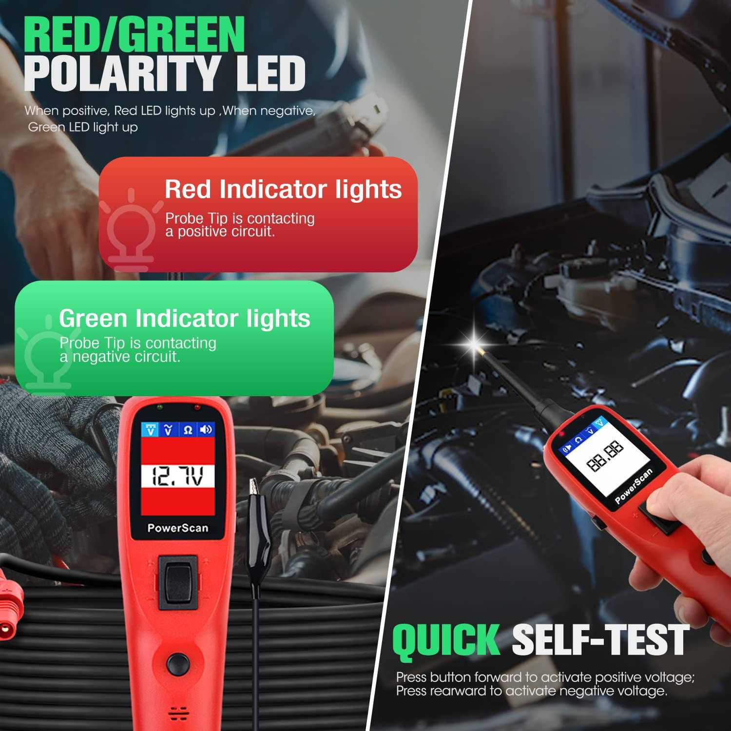 Autel PowerScan Automotive Circuit Tester Power Circuit Probe Kit - Image 3