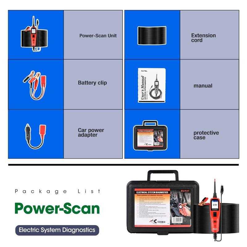 Autel PowerScan Automotive Circuit Tester Power Circuit Probe Kit - Image 4
