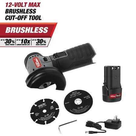 Hyper Tough 12-Volt Cordless Brushless Cut Off Tool 80007