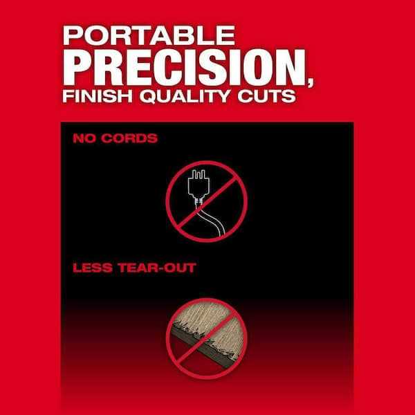 Milwaukee M18 FUEL 18V Cordless Brushless 6-1/2 in. Plunge Cut Track Saw Track Saw Guide Rail - Image 4