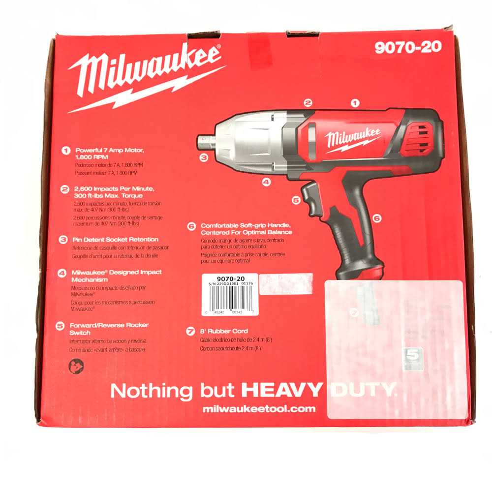 Milwaukee 9070 Impact Wrench - Image 4