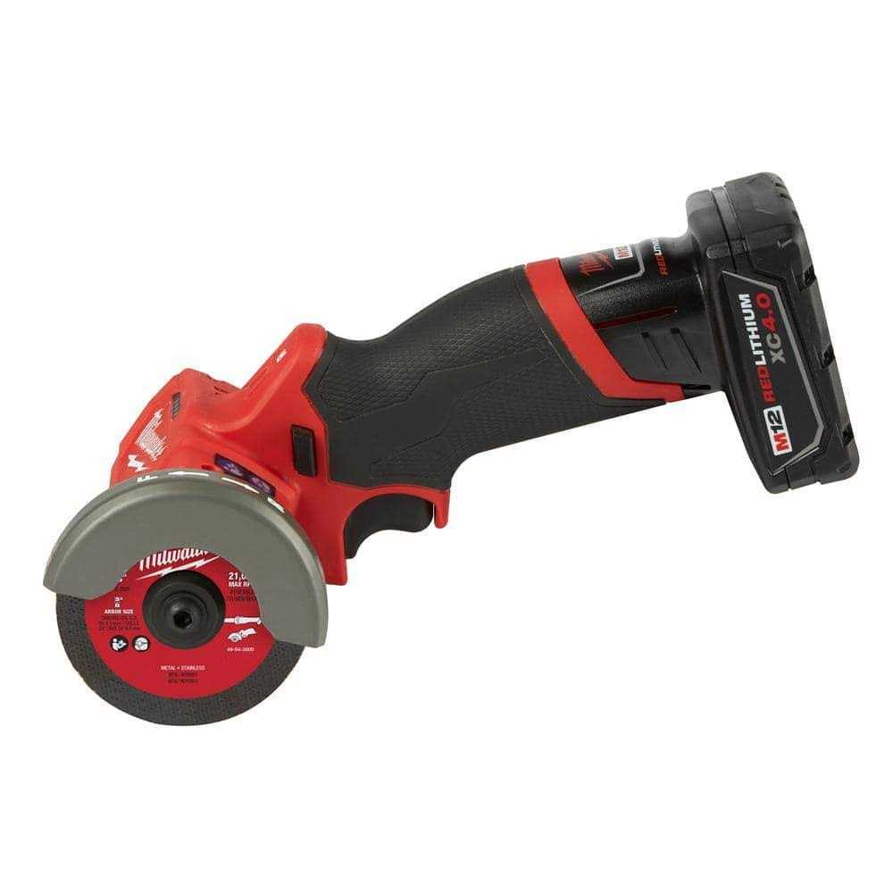 Milwaukee M12 FUEL 3 in. Lithium-Ion Brushless Cordless Cut Off Saw Kit with M12 - Image 3