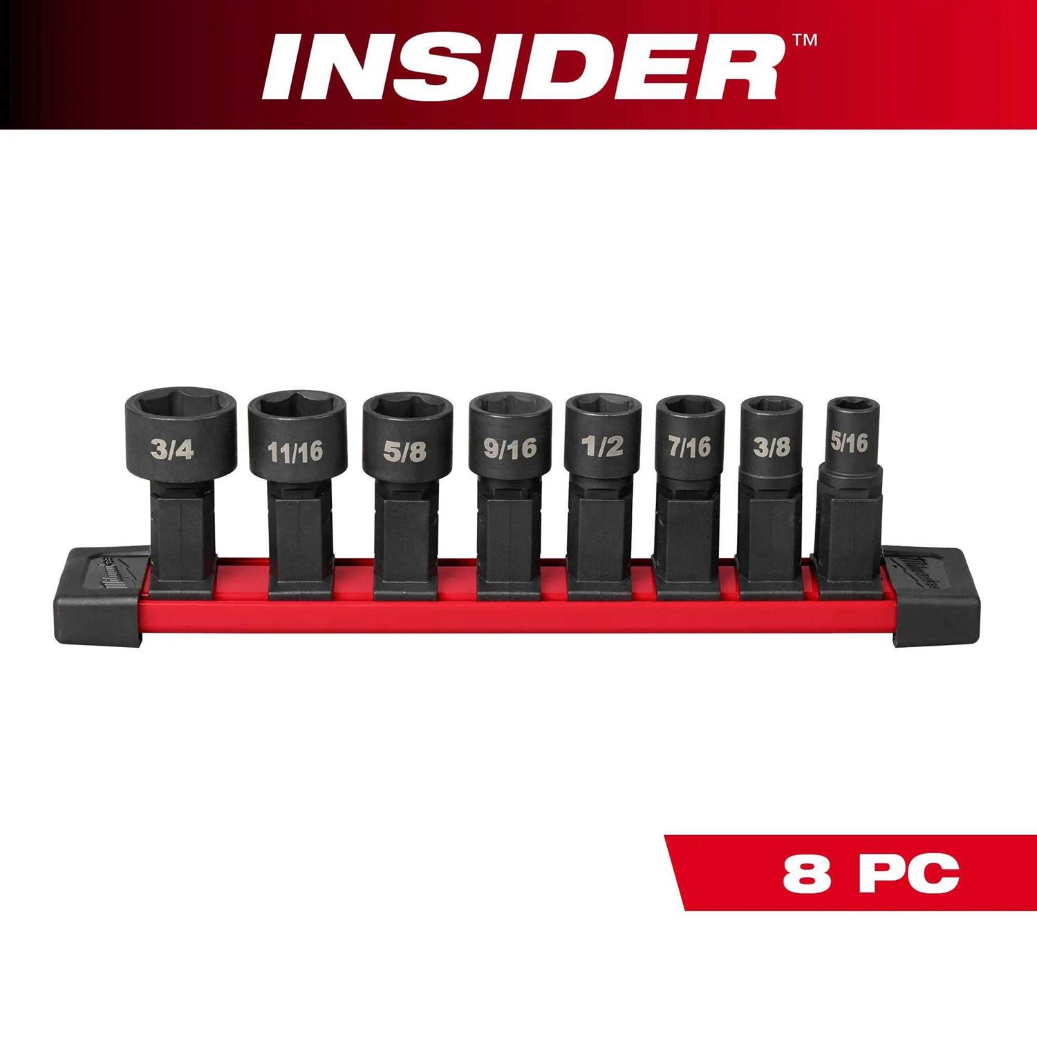 Milwaukee 49-16-1640 INSIDER Box Ratchet Socket SAE Set - Image 4