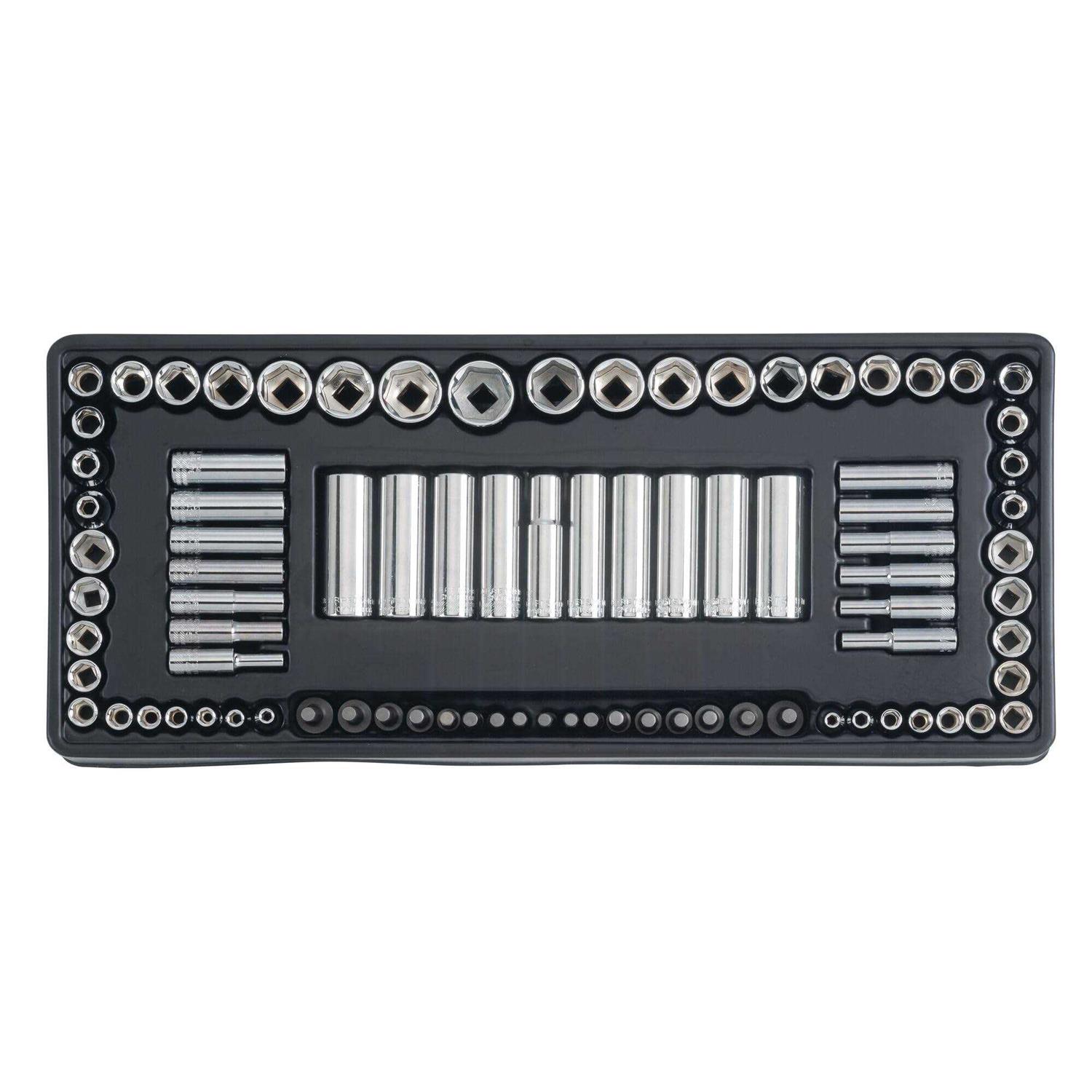 Craftsman 1/4 and 3/8 in. Drive Mechanic Ratchet and Bit Set 72 teeth - Image 4