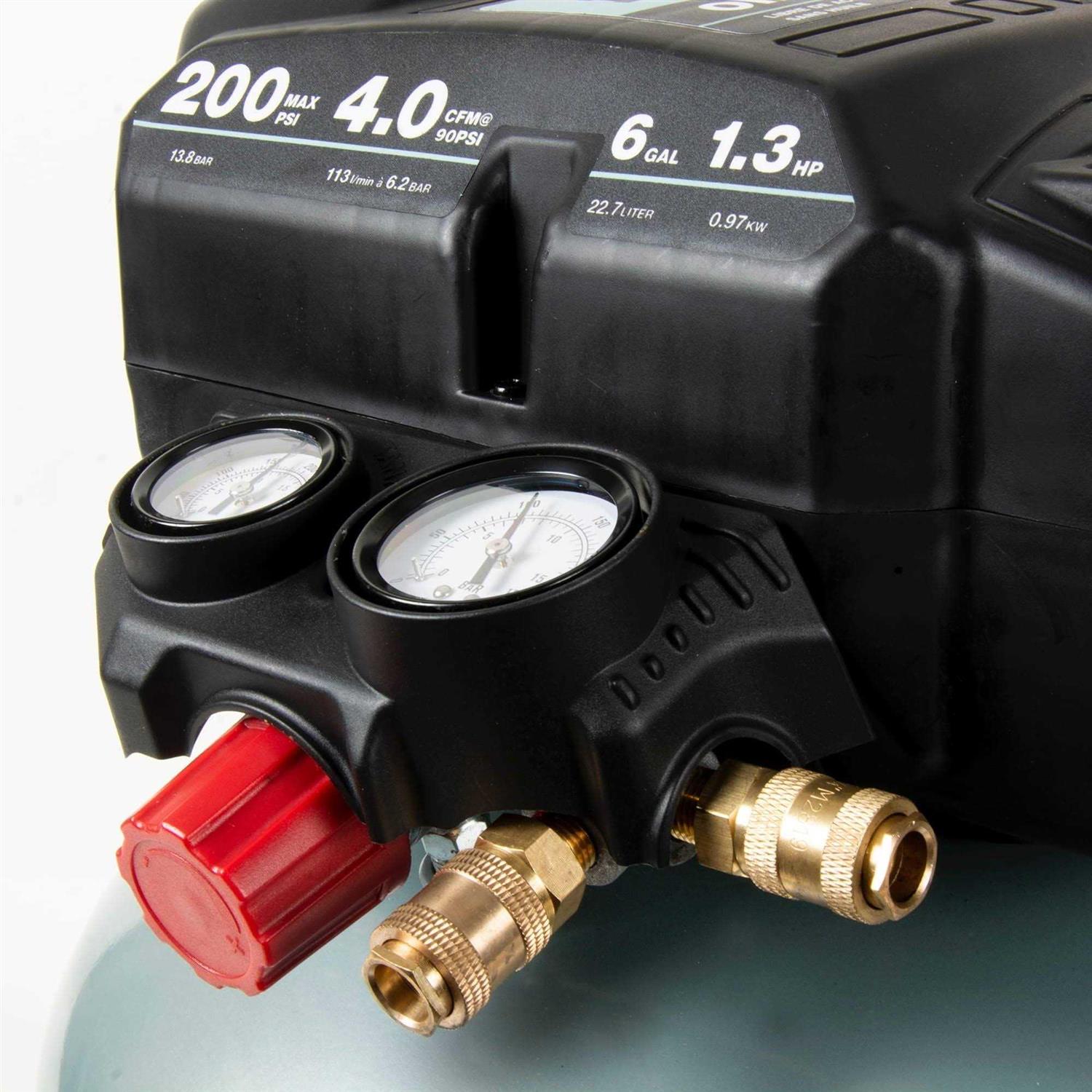 Metabo HPT 'The Tank' Pancake Air Compressor 200 PSI 6 Gallon EC914SM - Image 3