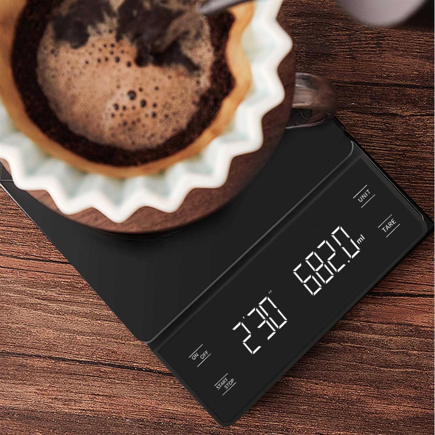 Nkove Digital Coffee Scale with Timer for Pour Over Maker Brew - Image 3