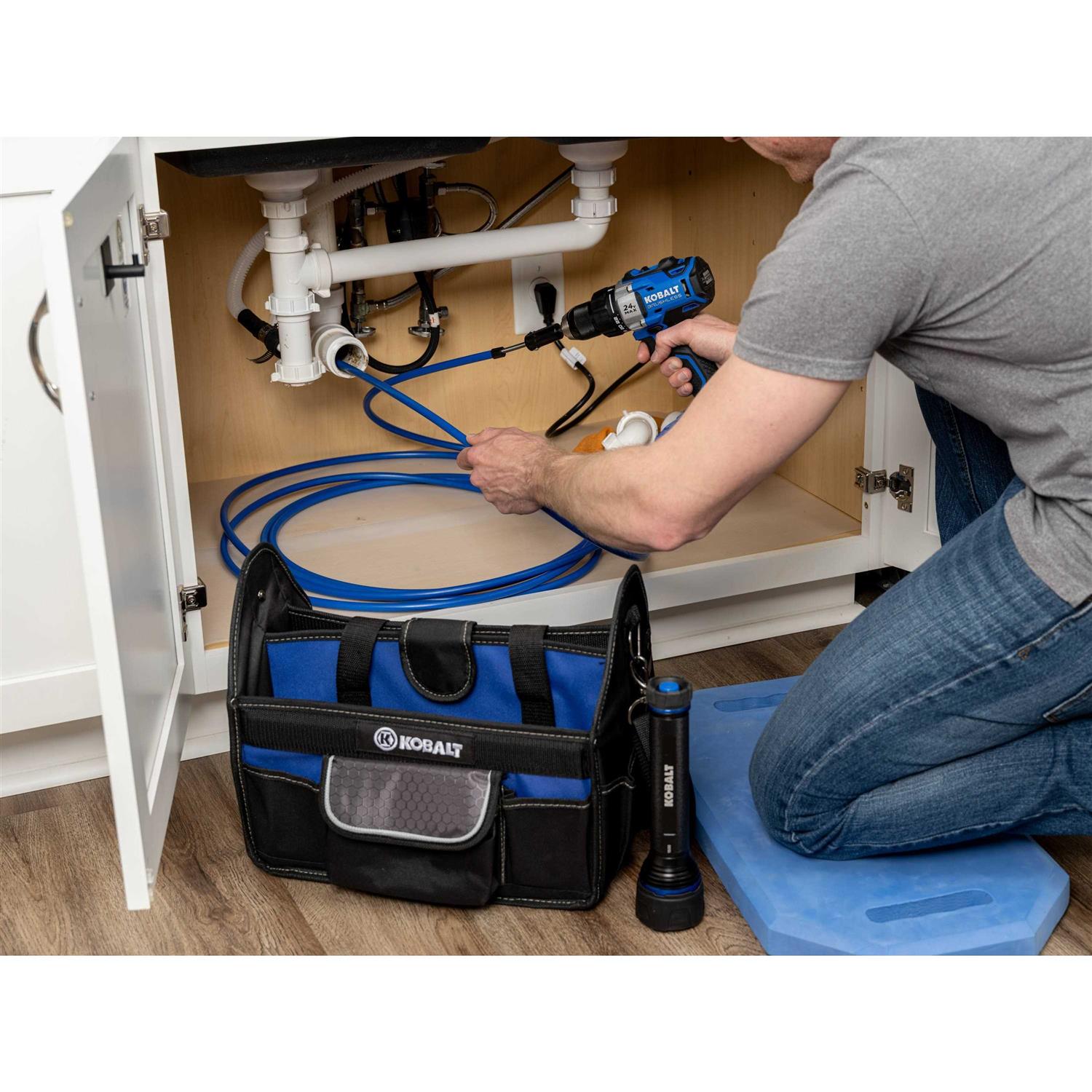 Kobalt 1/4-in x 25-ft High Carbon Wire Power Snake for Drain 59184 - Image 5