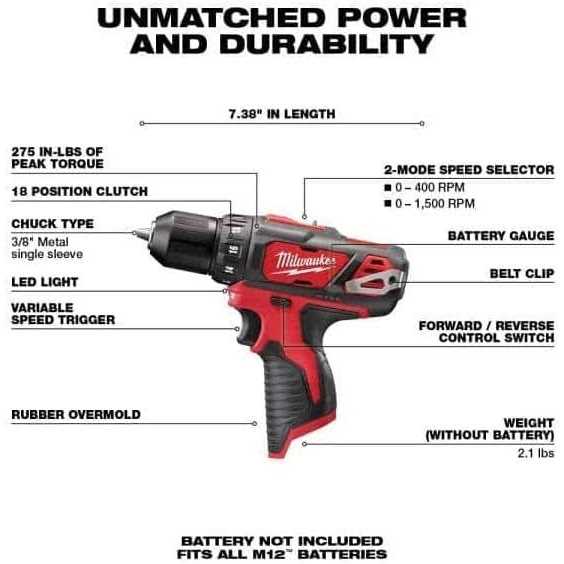 Milwaukee M12 12V 3/8-Inch Drill Driver - Image 3