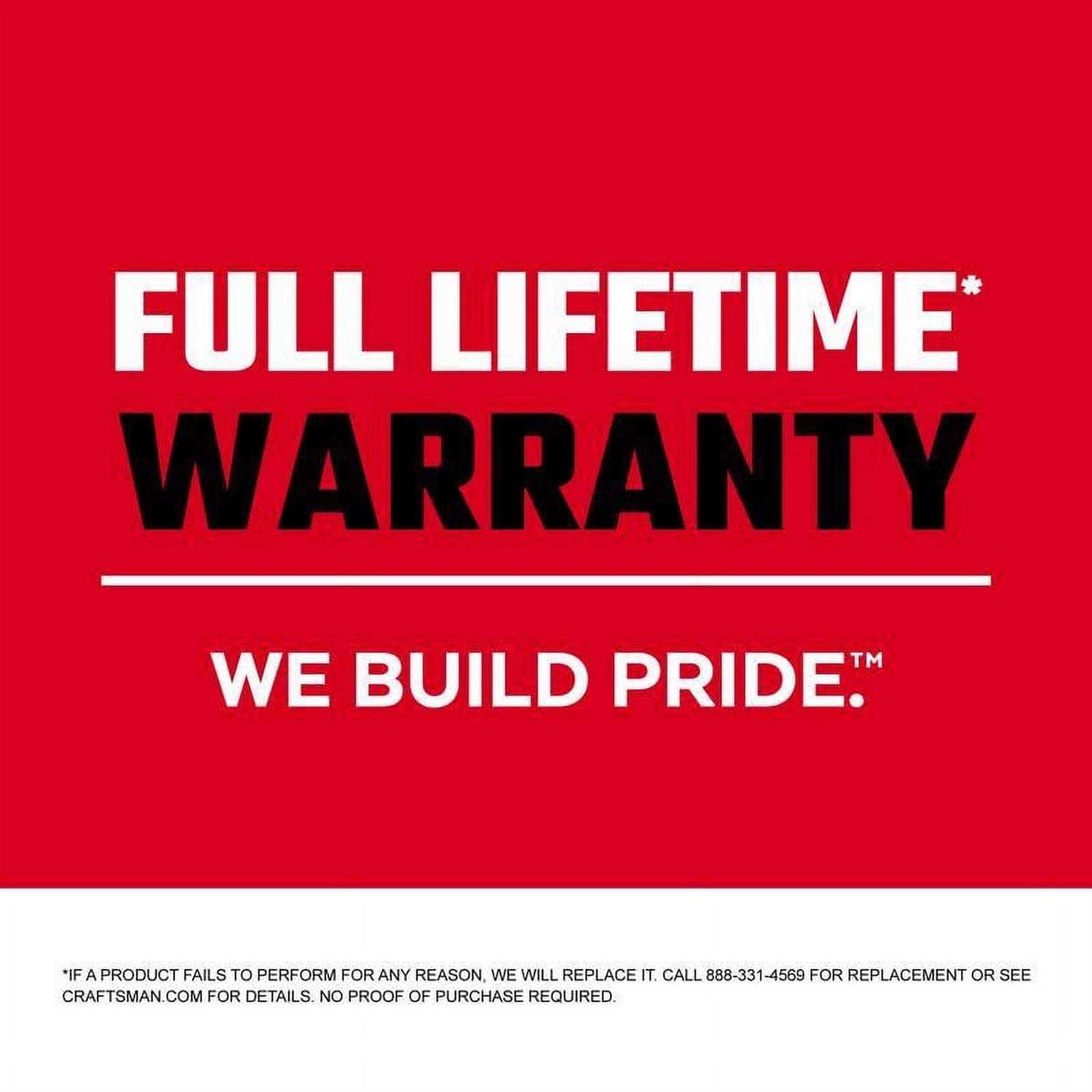 Craftsman OVERDRIVE 284-Piece Standard and Metric Gunmetal Chrome Mechanics Tool Set with Hard Case - Image 3