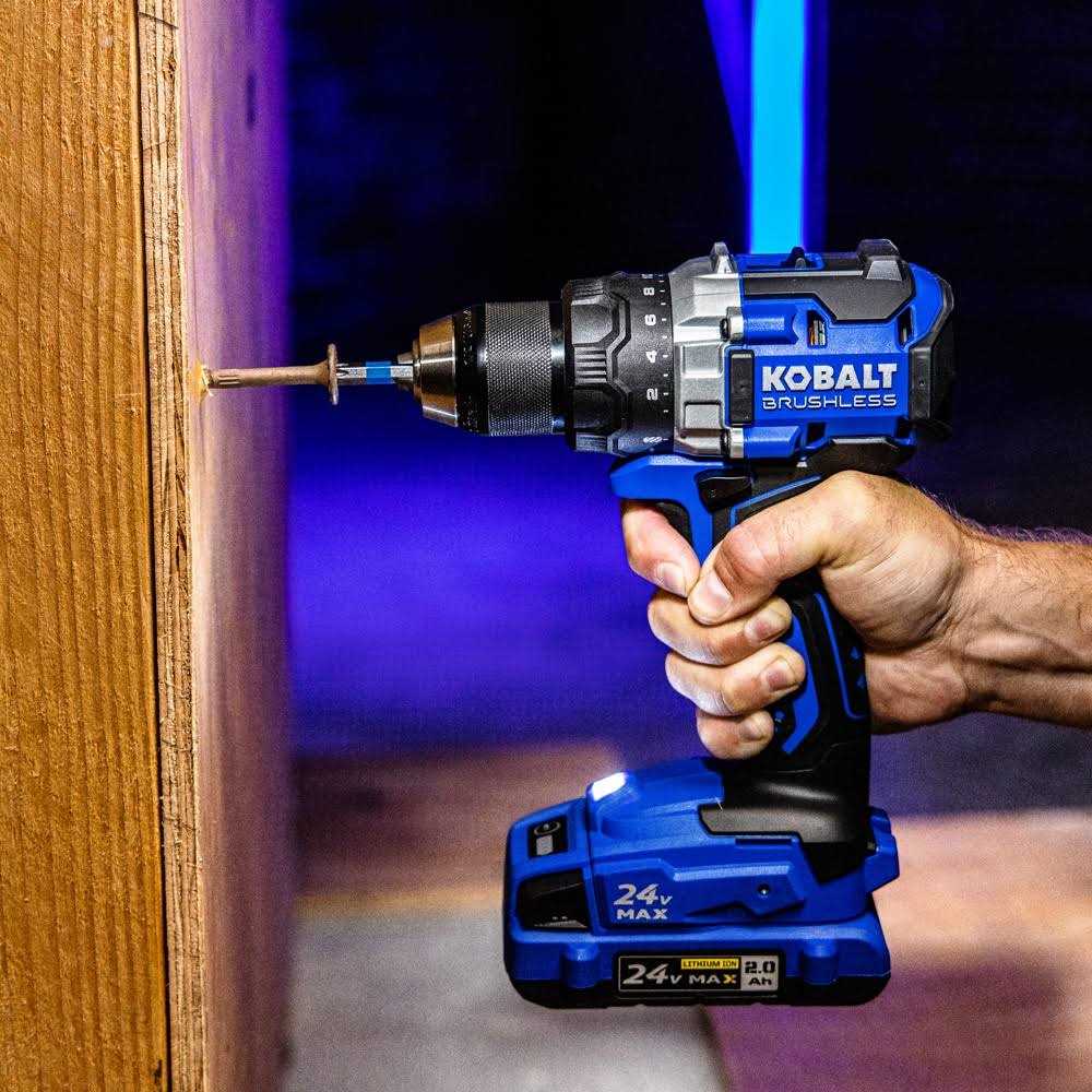 Kobalt Next-Gen 24-volt 1/2-in Metal Ratcheting Brushless Cordless Drill - Image 3