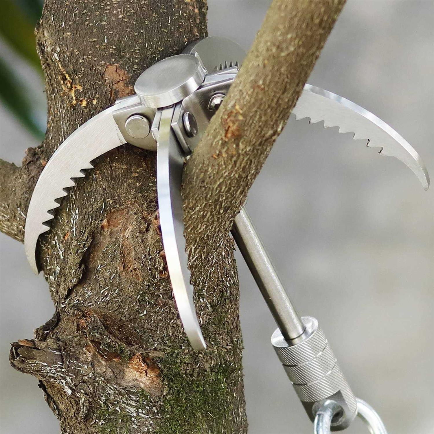 GYANDULY Large Grappling Hook with 65ft Rope 4-Claw Folding Stainless Steel Grapple Hooks for Outdoor Survival - Image 5