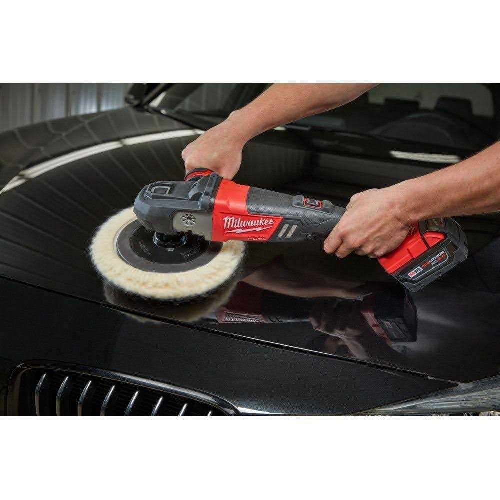 Milwaukee 2738-20 M18 18-Volt FUEL Lithium-Ion Brushless Cordless 7 inch Variable Speed Polisher - Image 5