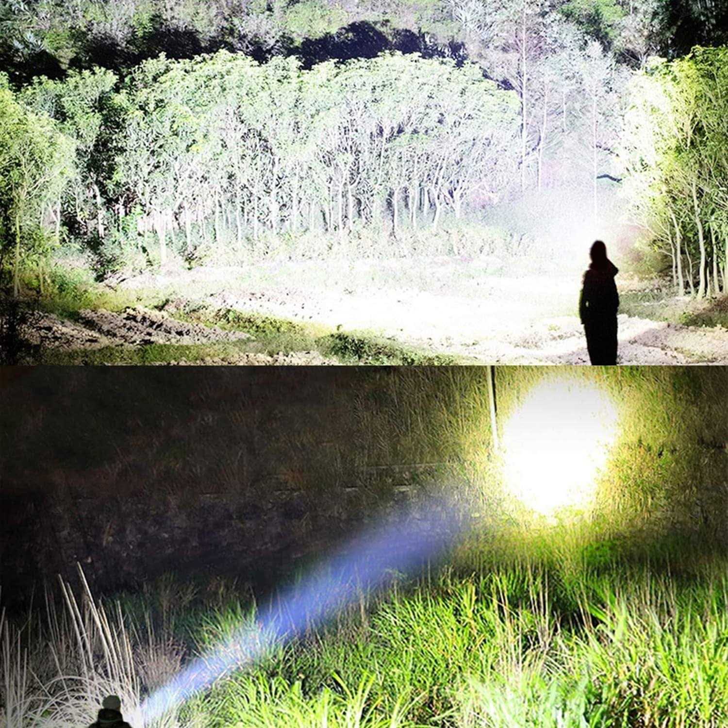 Maple Star 100000 High Lumens Usb Rechargeable Powerful Waterproof Super Very Bright Flashlights - Image 3