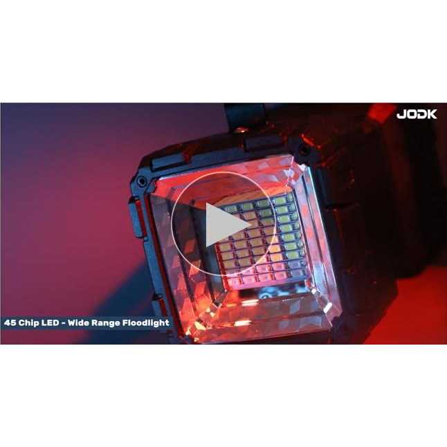 JODK Bright Rechargeable Flashlight Portable Handheld Spotlight Searchlight 10000mAh 1200lm with 3+4 LED Lights Modes - Image 3