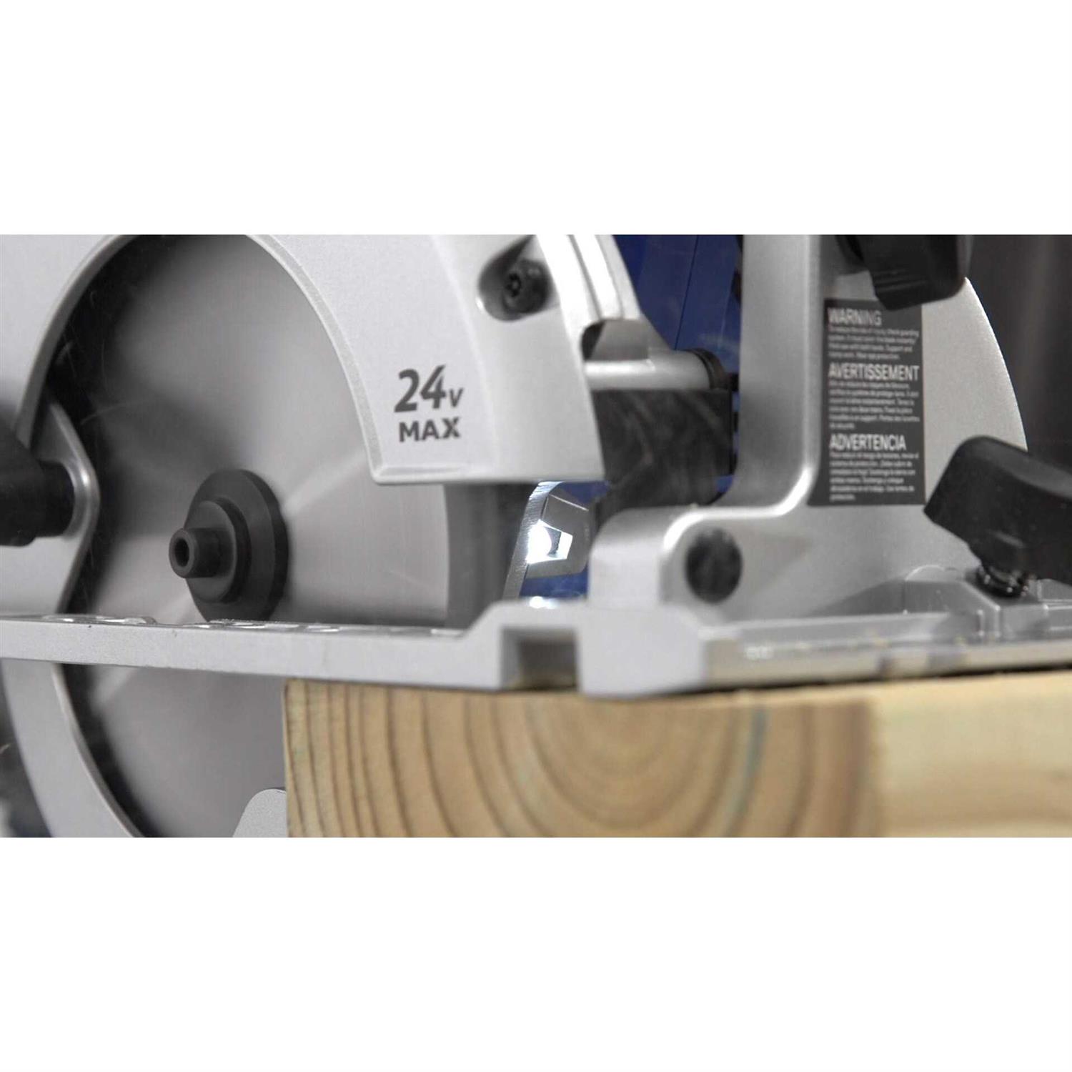 Kobalt 24-Volt Max 6-1/2-in Cordless Circular Saw Brake - Image 4