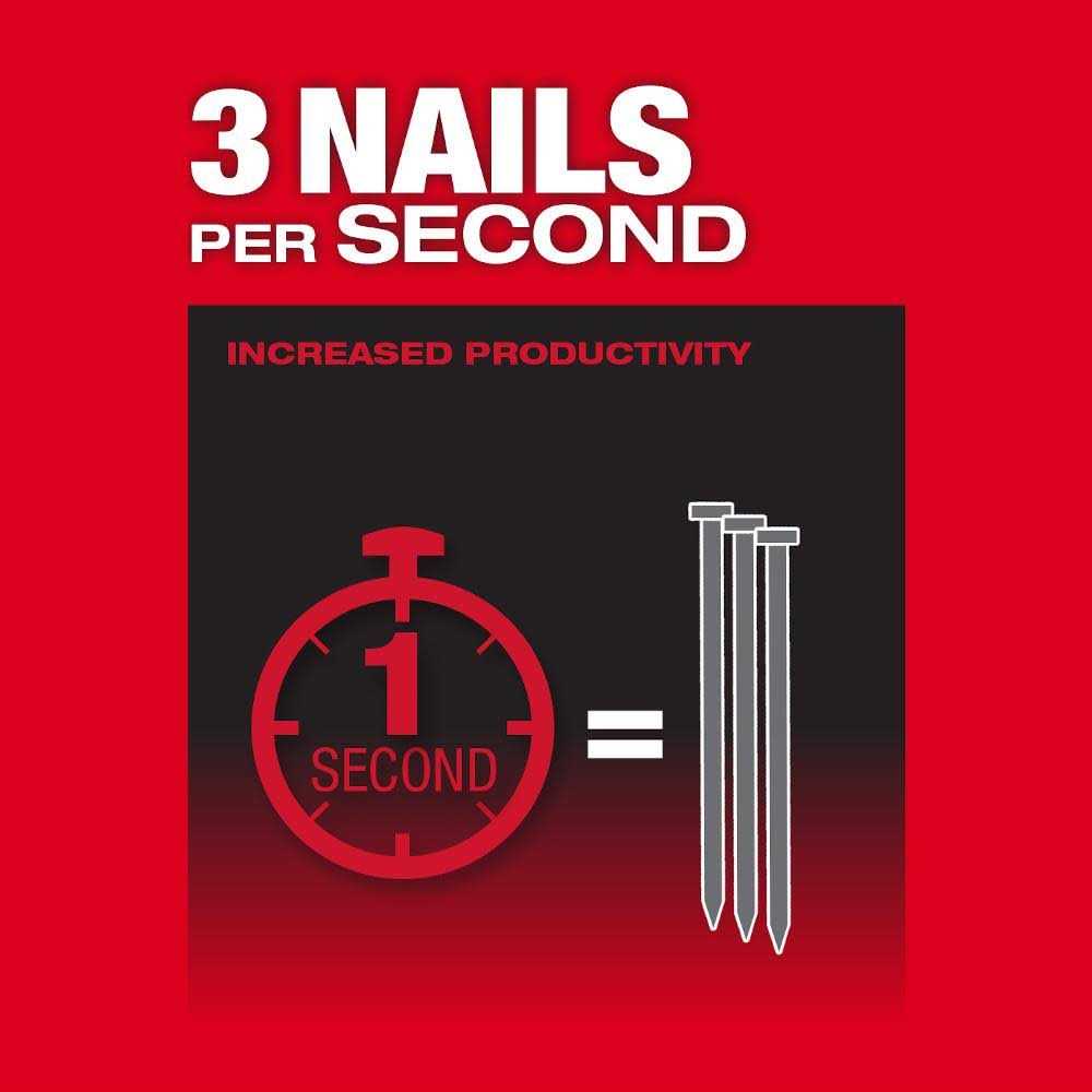 Milwaukee 2744-20 M18 FUEL 21 Degree Framing Nailer - Image 4