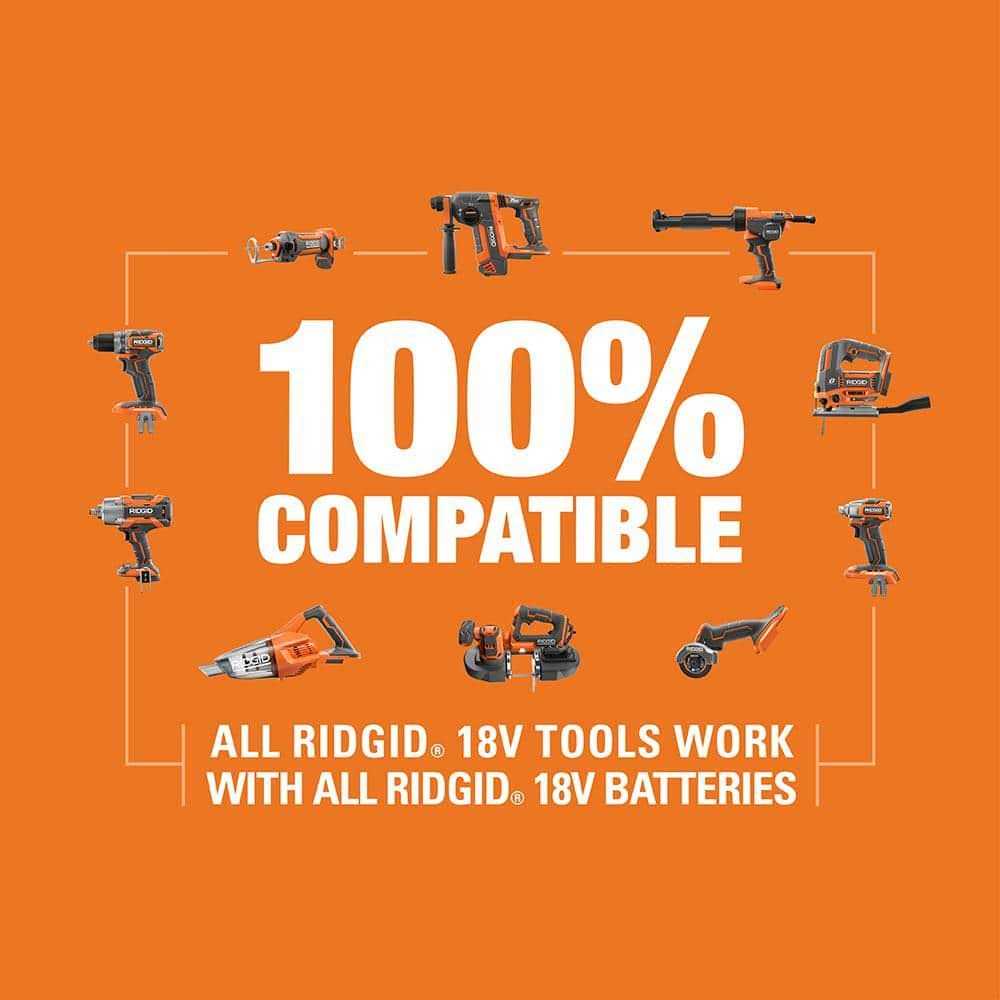 RIDGID 18V Cordless Reciprocating Saw with 4.0 Ah Batteries, 18V Charger, and Bag R8646B-AC93044SBN - Image 5