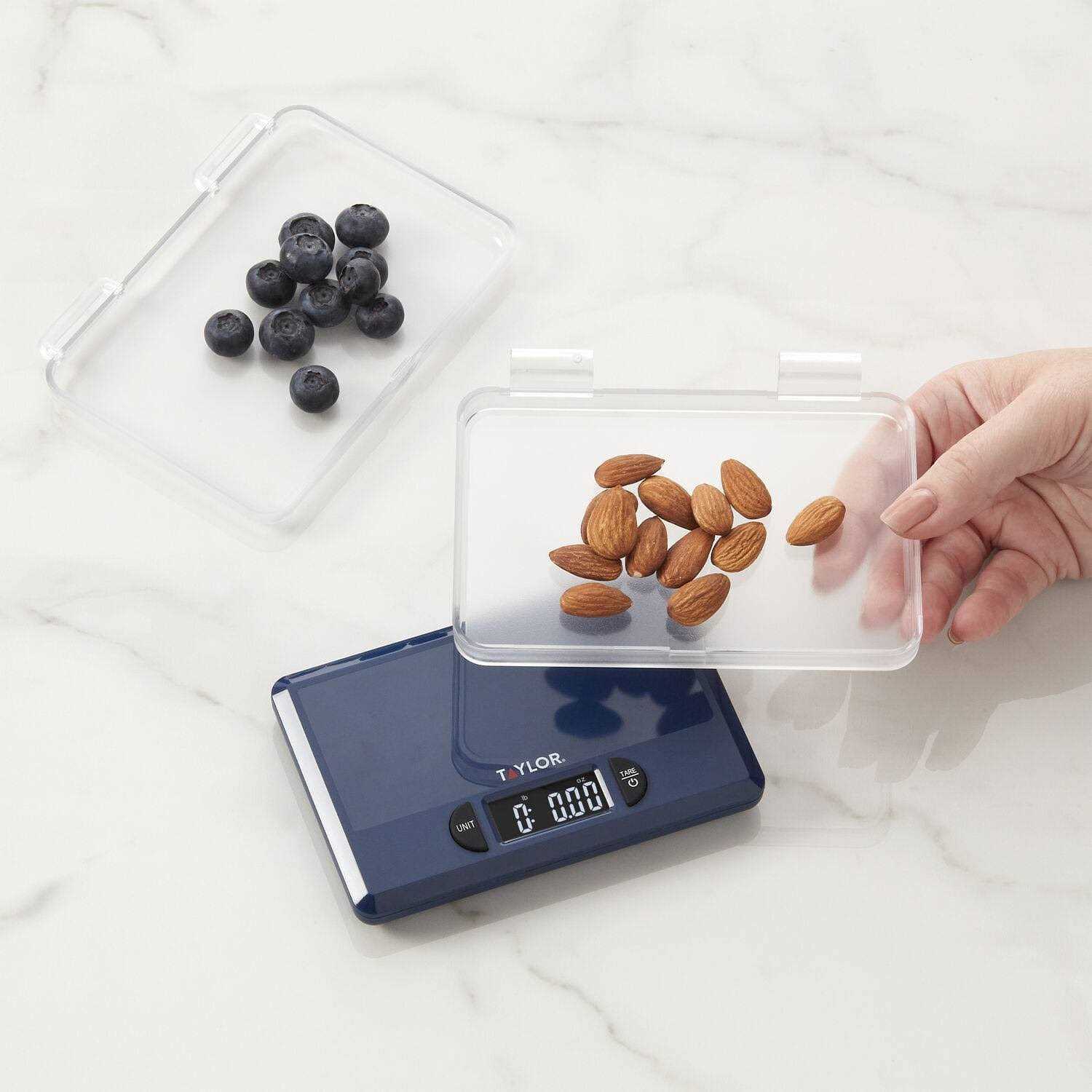 Taylor 4.4lb Digital Precision Food Scale Blue - Image 3