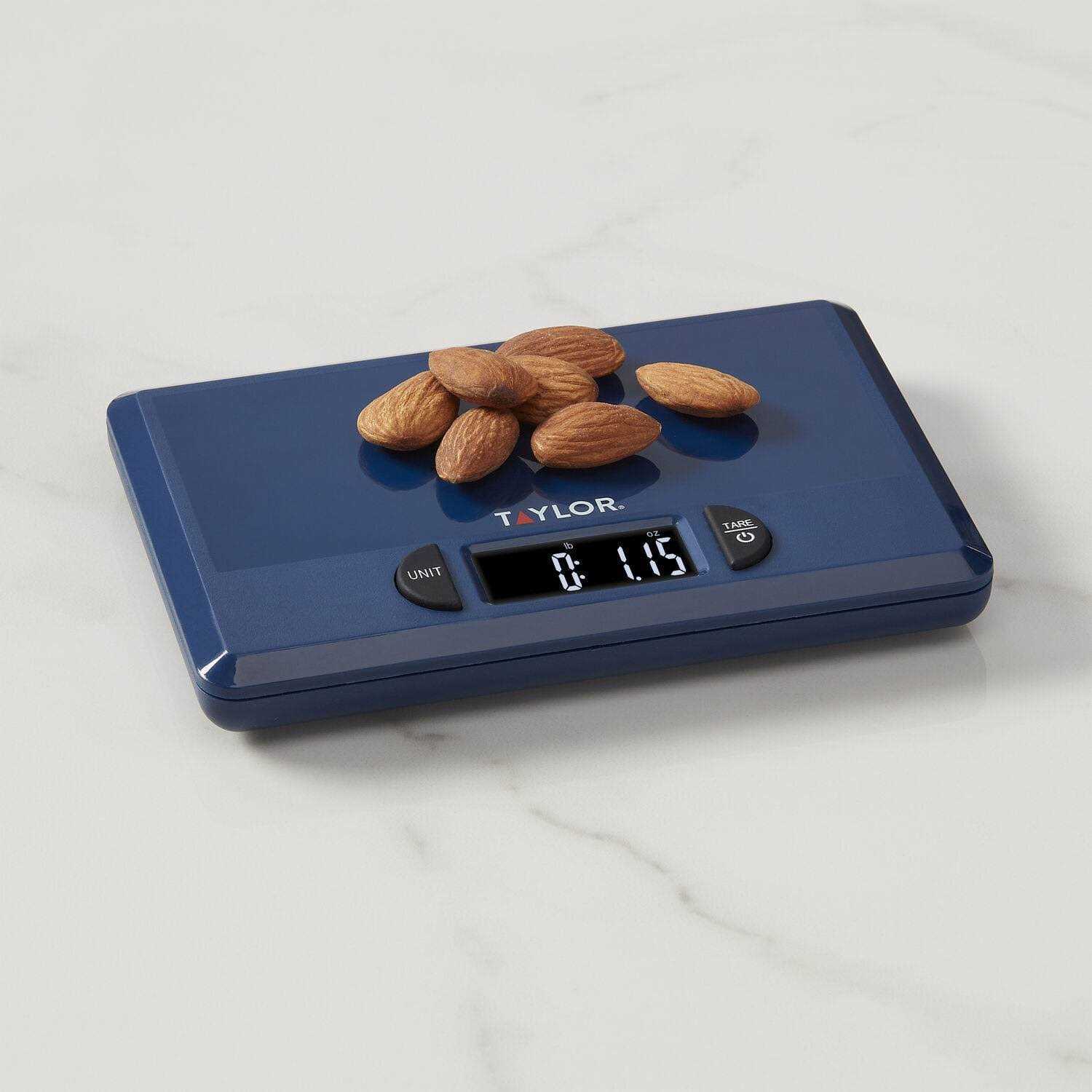 Taylor 4.4lb Digital Precision Food Scale Blue - Image 4