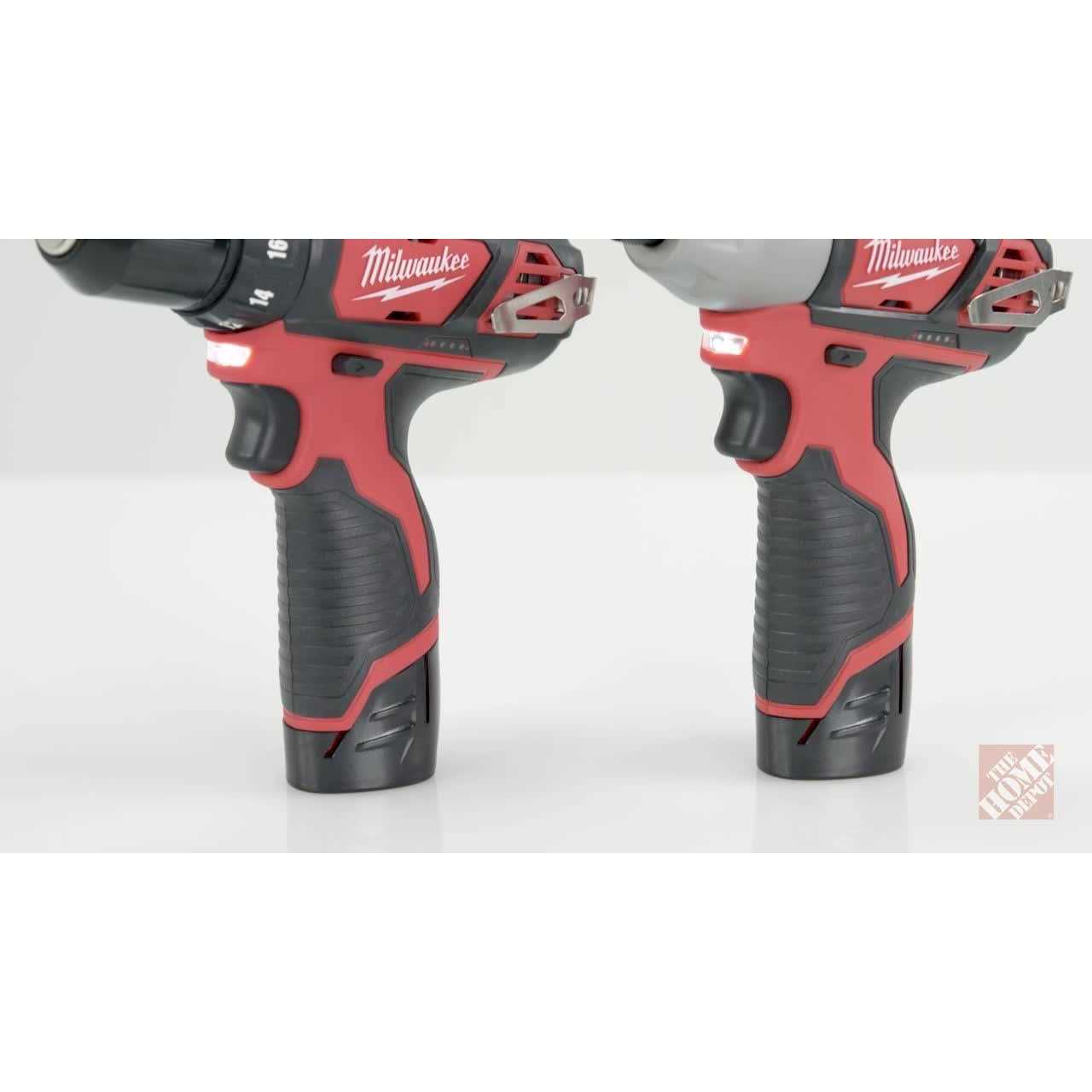 Milwaukee M12 12-Volt Lithium-Ion Cordless Drill Driver/Impact Driver Combo Kit - Image 4