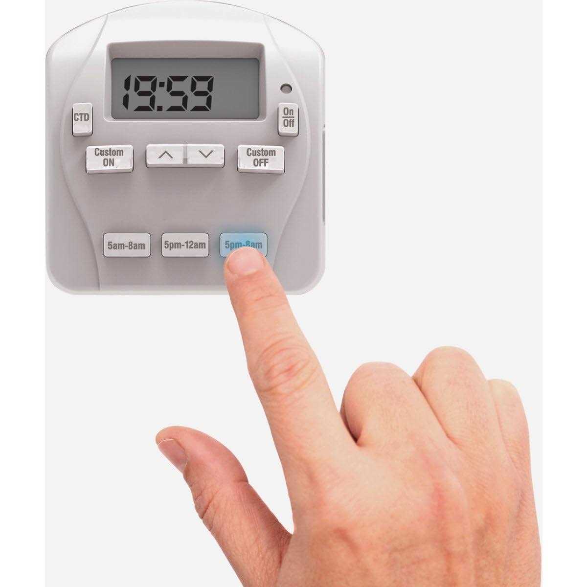 Prime EZ-Set Indoor Digital Timer White - Image 3