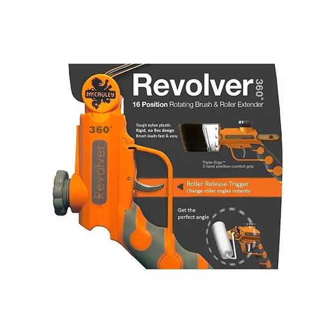 McCauley Tools Revolver Long Handle Paint Brush Extender and Roller Holder with 360° Rotation - Image 5