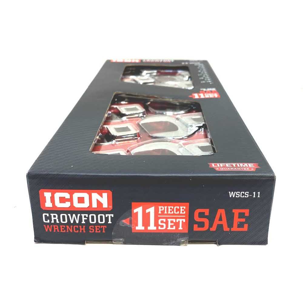 Icon Wscs-11 Crowfoot Wrench Set - Image 3
