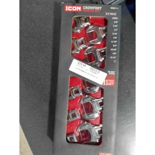 Icon Wscs-11 Crowfoot Wrench Set - Image 5