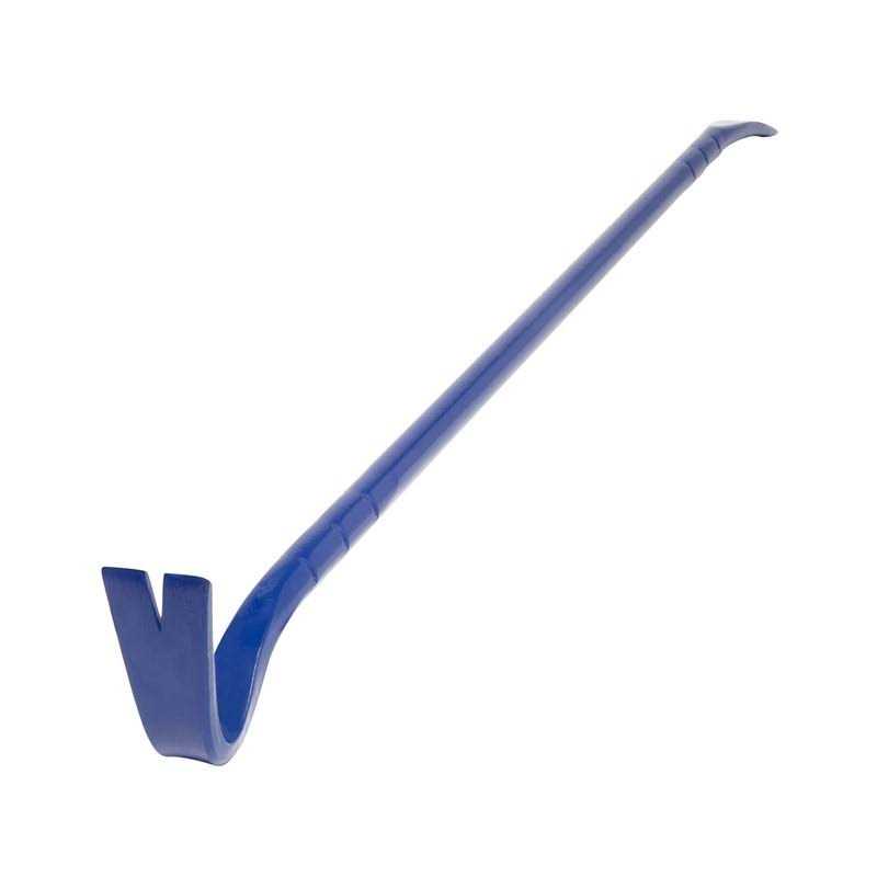 IRWIN Pry Bar 42 inch Heavy Duty Steel Bar 90 Degree Rounded End Easily Bend and Pull Heavy Materials IRHT55010 - Image 3