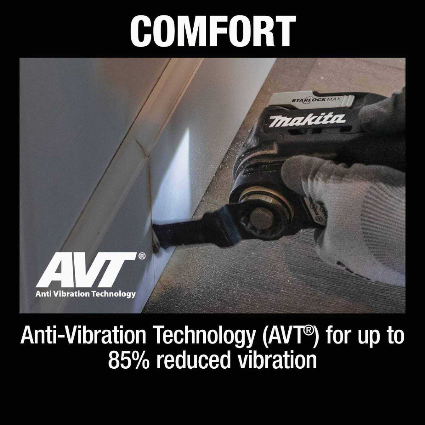 Makita XMT04ZB 18V LXT Lithium-Ion Sub-Compact Brushless Cordless StarlockMax Multi-Tool - Image 4