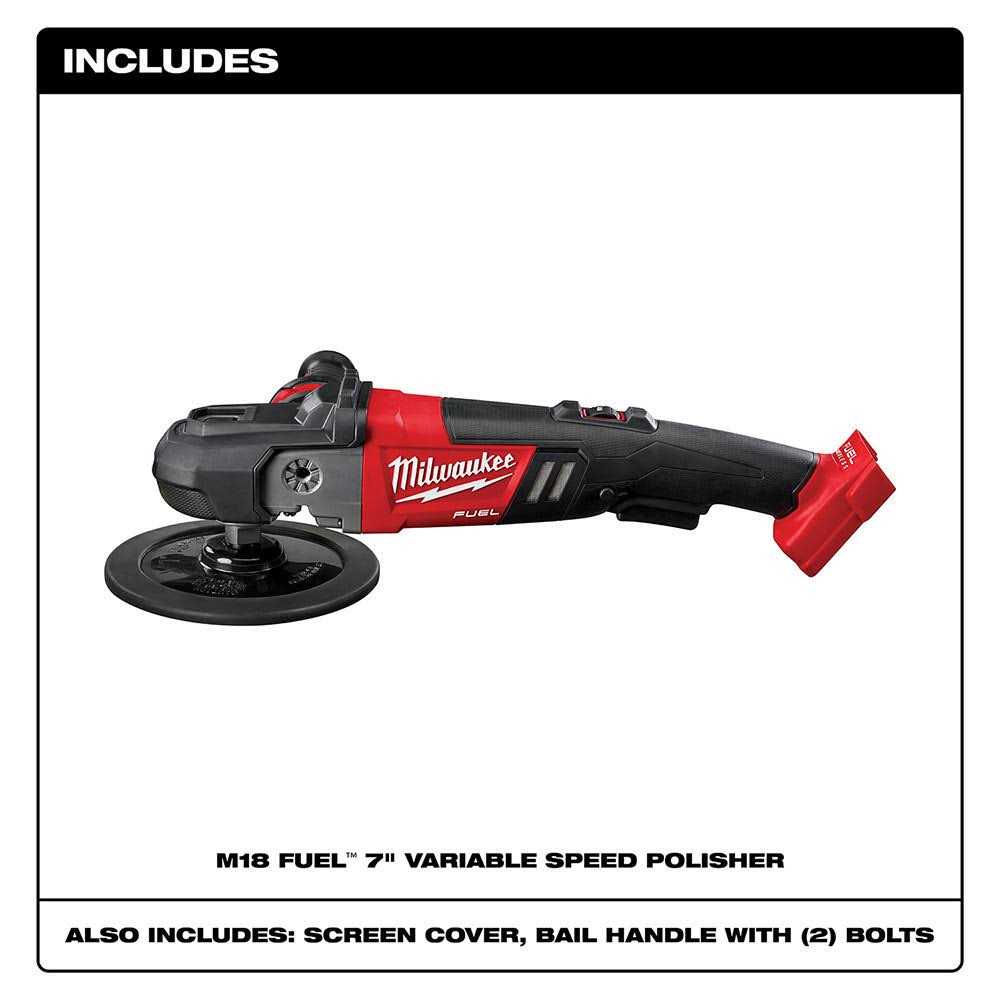 Milwaukee 2738-20 M18 FUEL 7 Variable Speed Polisher - Image 3