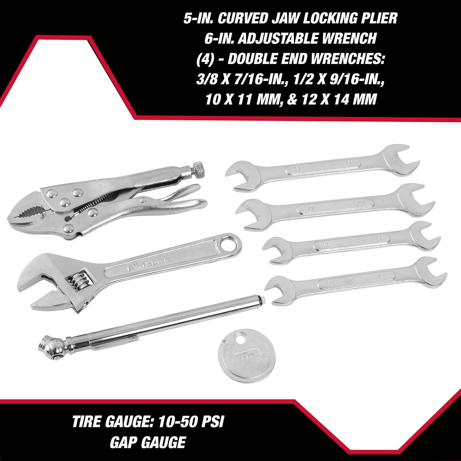 Hyper Tough 51-Piece Auto and Motorcycle Mechanic's Tool Kit - Image 3