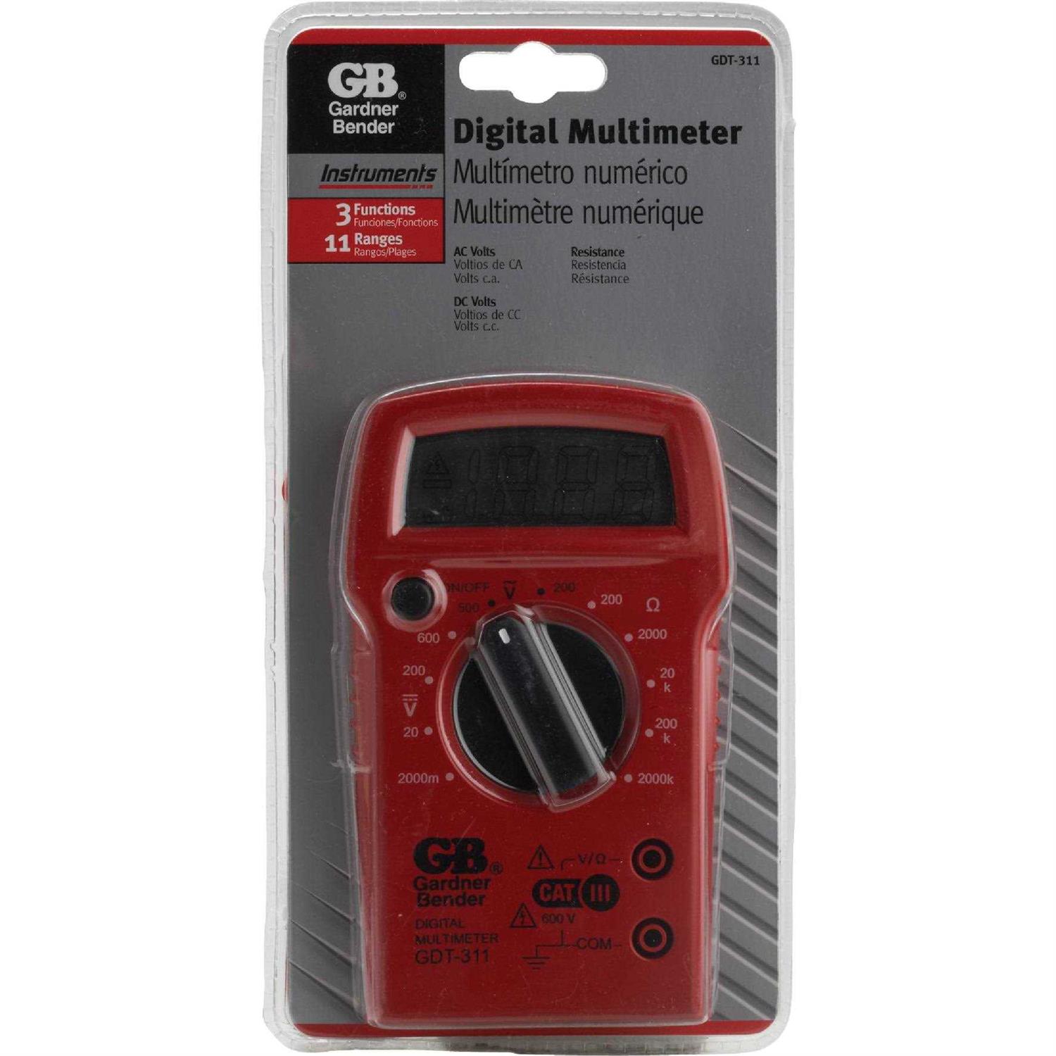 Gardner Bender GDT-311 Digital Multimeter - Image 4