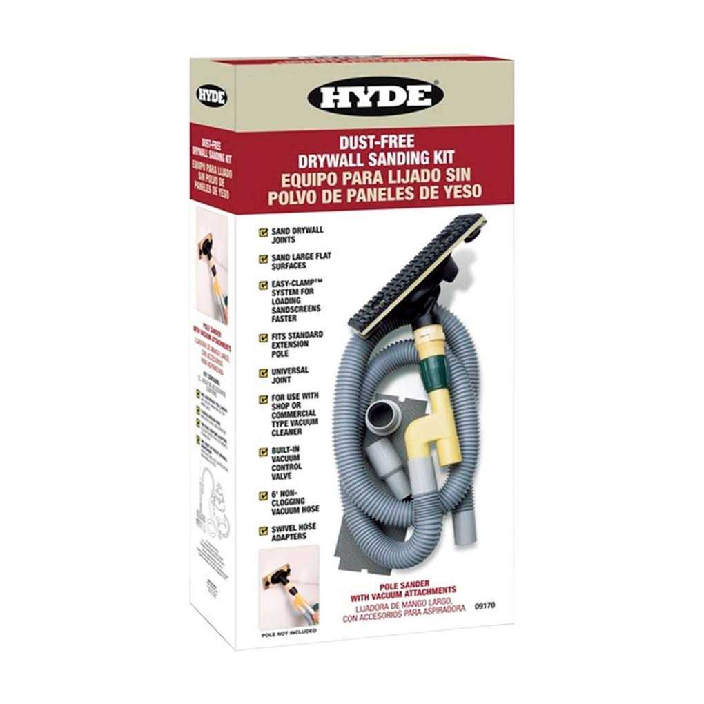 Hyde 09170 Dust-Free Vacuum Pole Sander Kit - Image 4