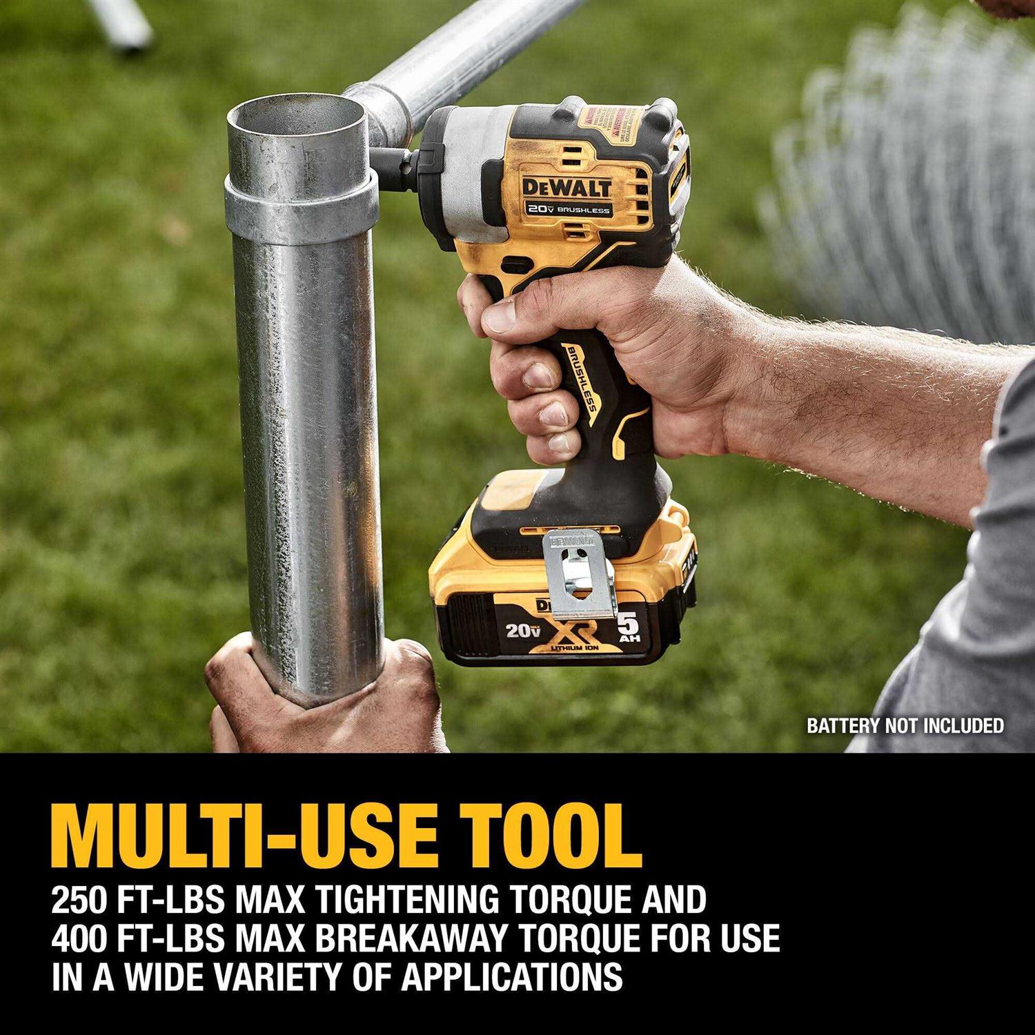 Dewalt 20V MAX 3/8 in. Cordless Impact Wrench with Hog Ring Anvil DCF913B - Image 3