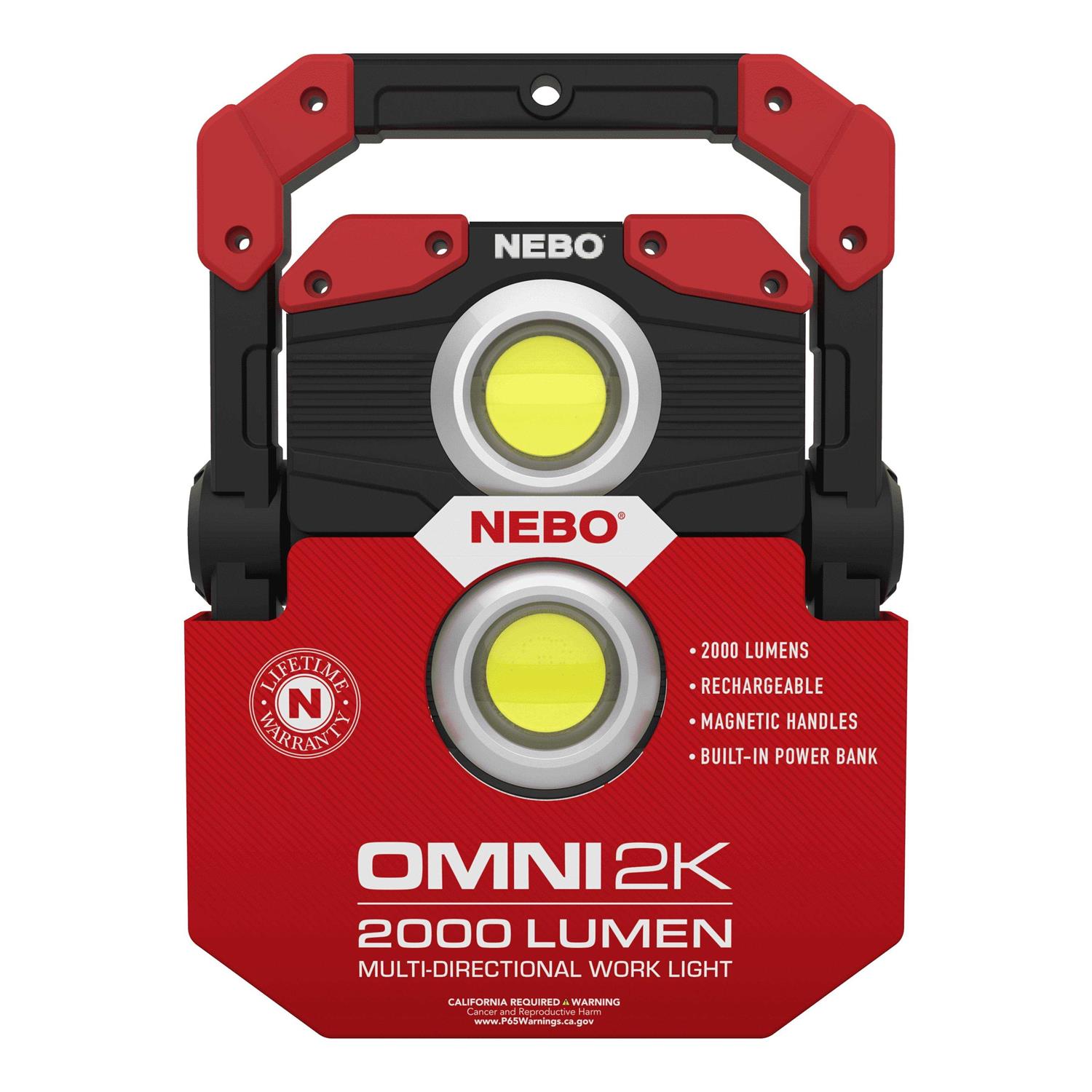 Nebo Omni 2K Rechargeable Work Light - Image 4