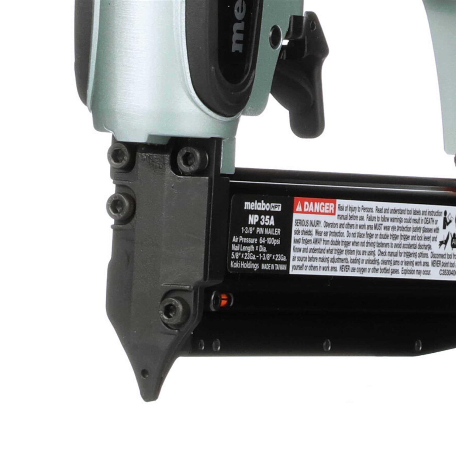 Metabo HPT 23-Gauge Pneumatic Pin Nailer NP35AM - Image 3