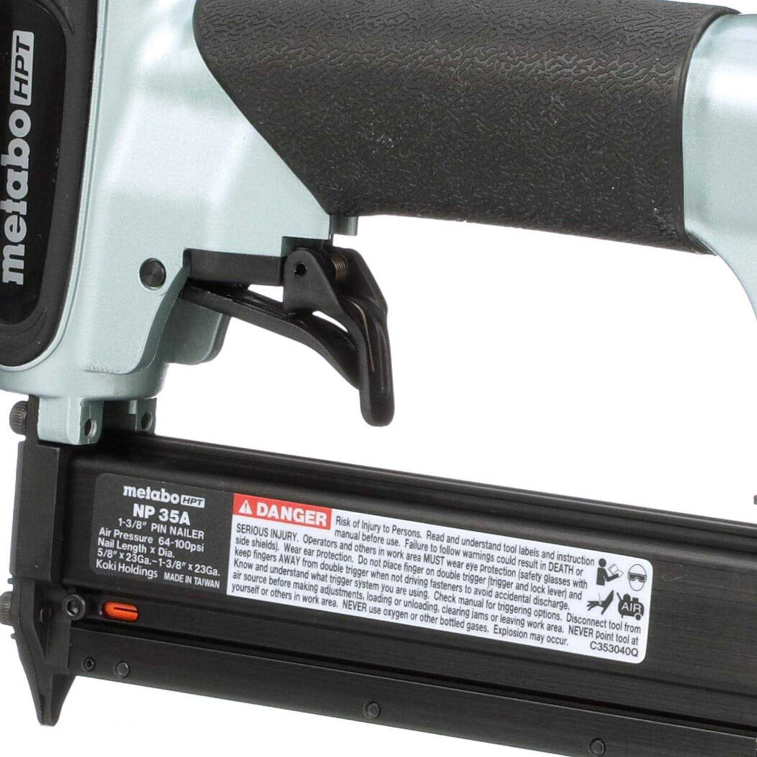 Metabo HPT 23-Gauge Pneumatic Pin Nailer NP35AM - Image 4