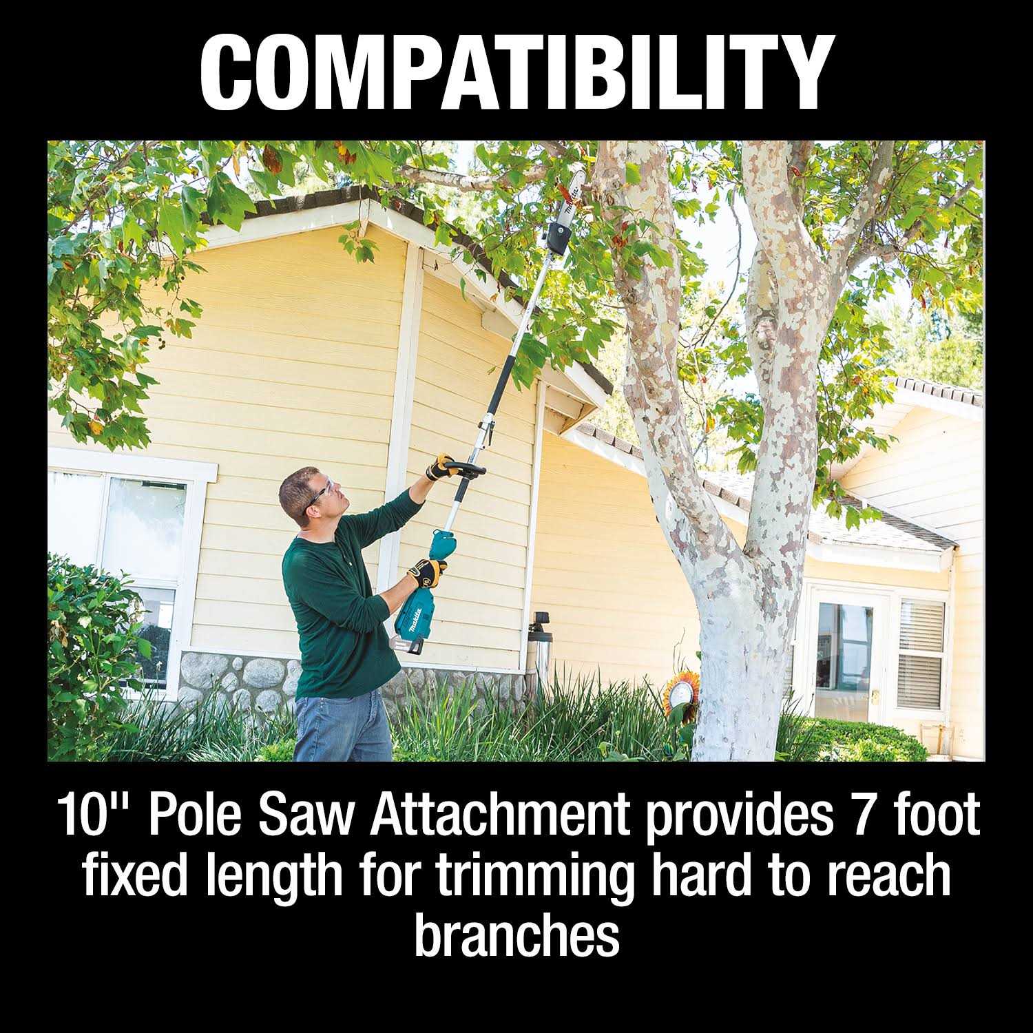 Makita XUX02Z 18V LXT Lithium-Ion Brushless Cordless Couple Shaft Power Head - Image 4